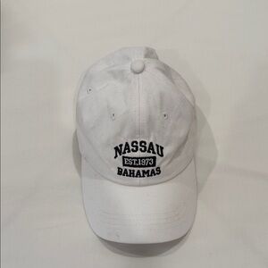 White Nassau Bahamas Hat